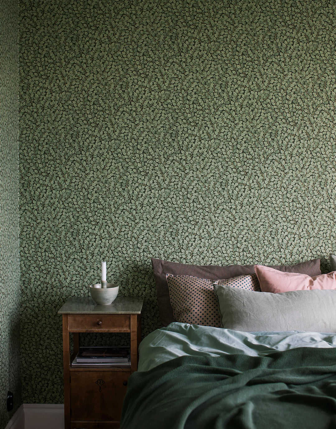 moderne Grüne Tapeten für stilvolle Schlafzimmer