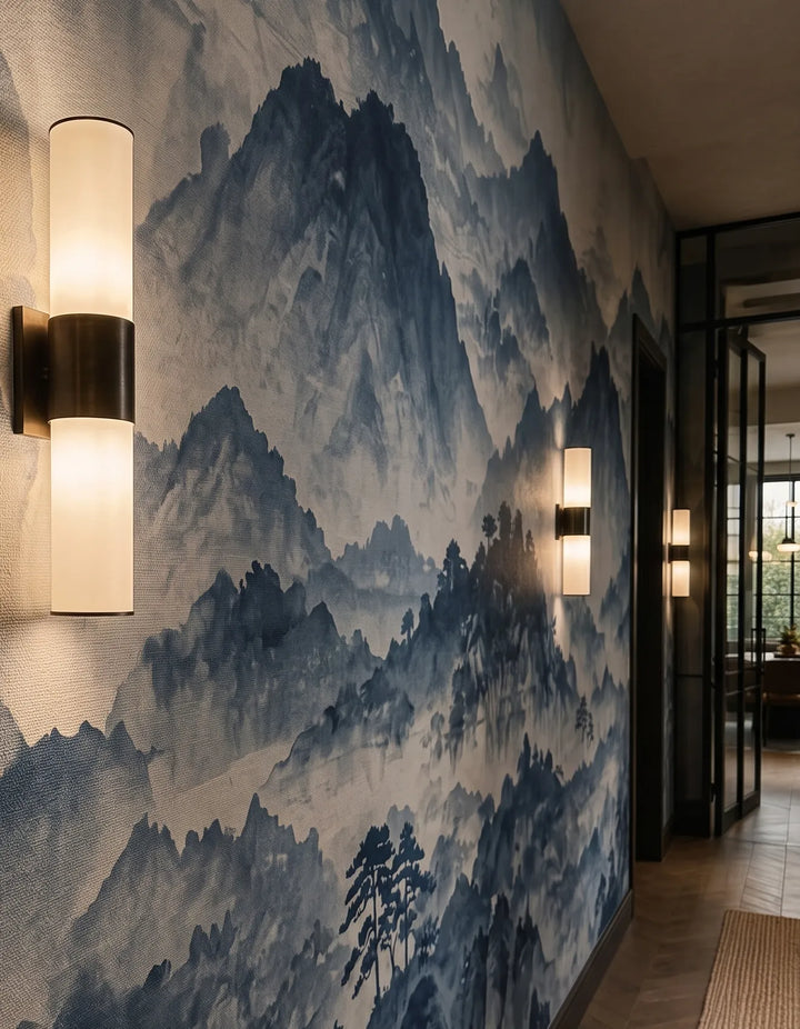 Wandbild Indigo Peaks