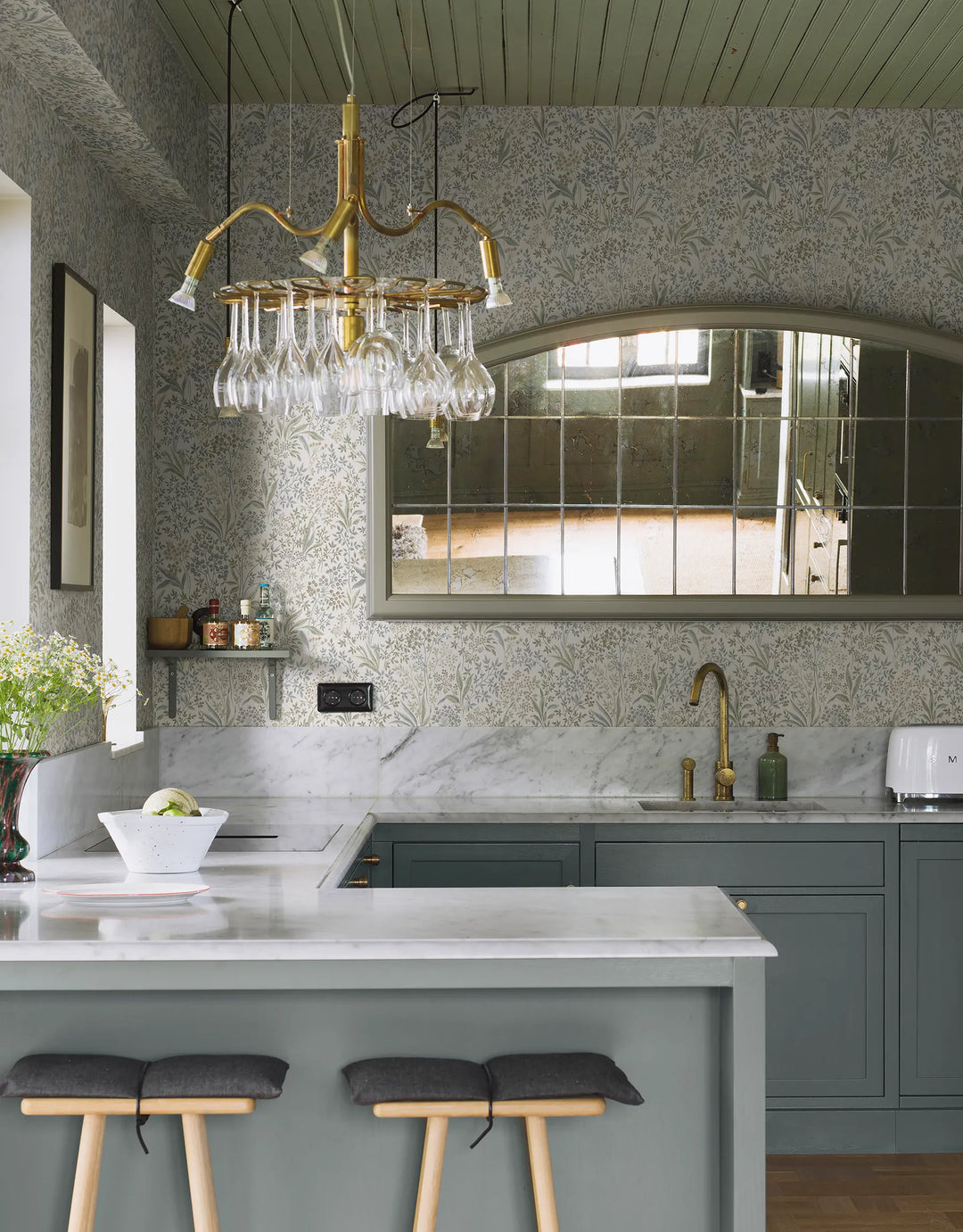 Tapete Alva Hellgrün