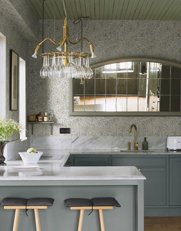 Tapete Alva Hellgrün