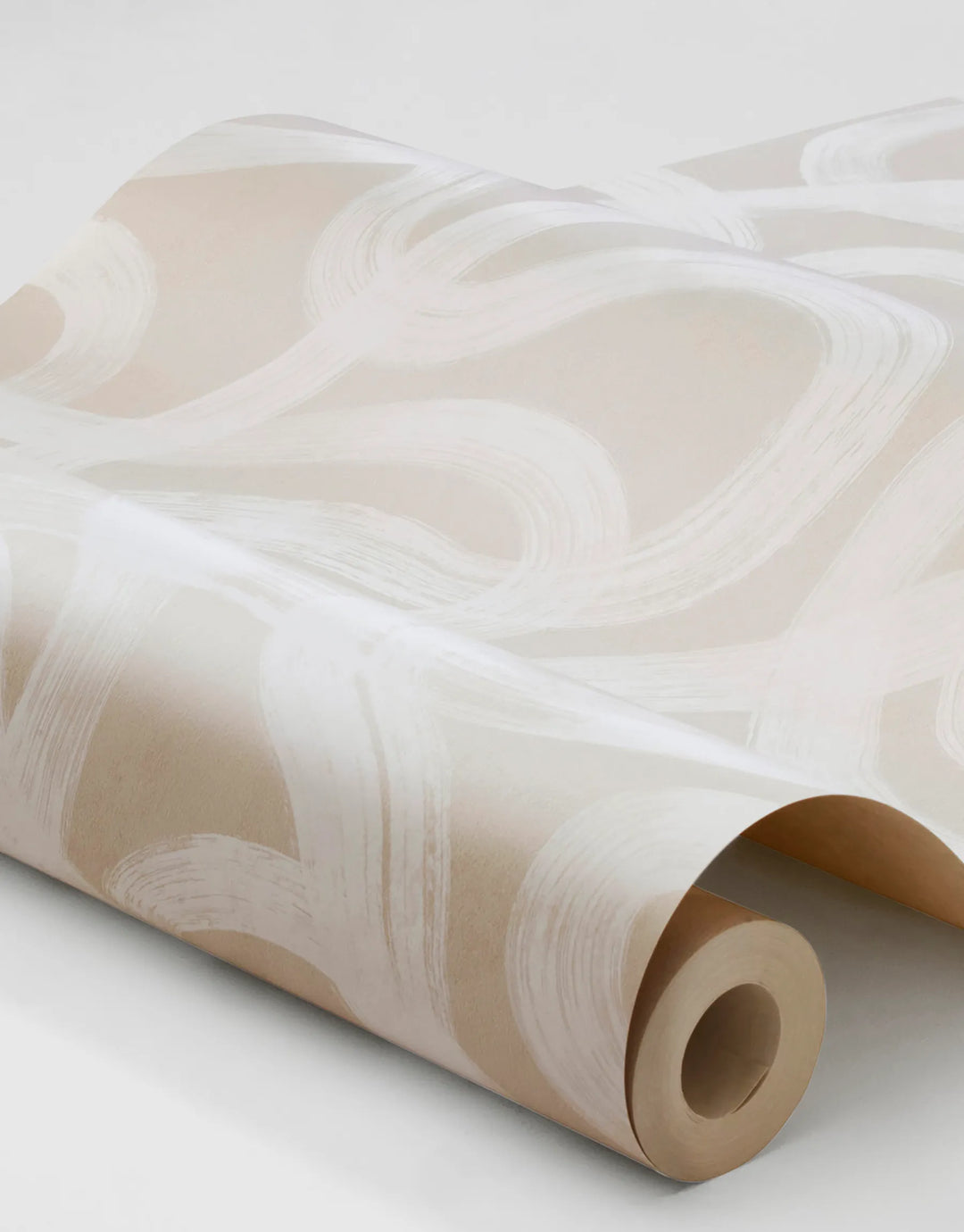 Tapete Twisted Weiß