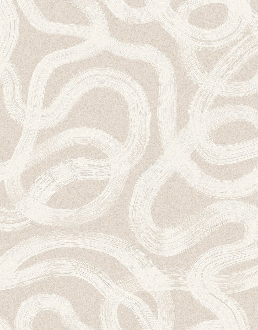 Tapete Twisted Weiß