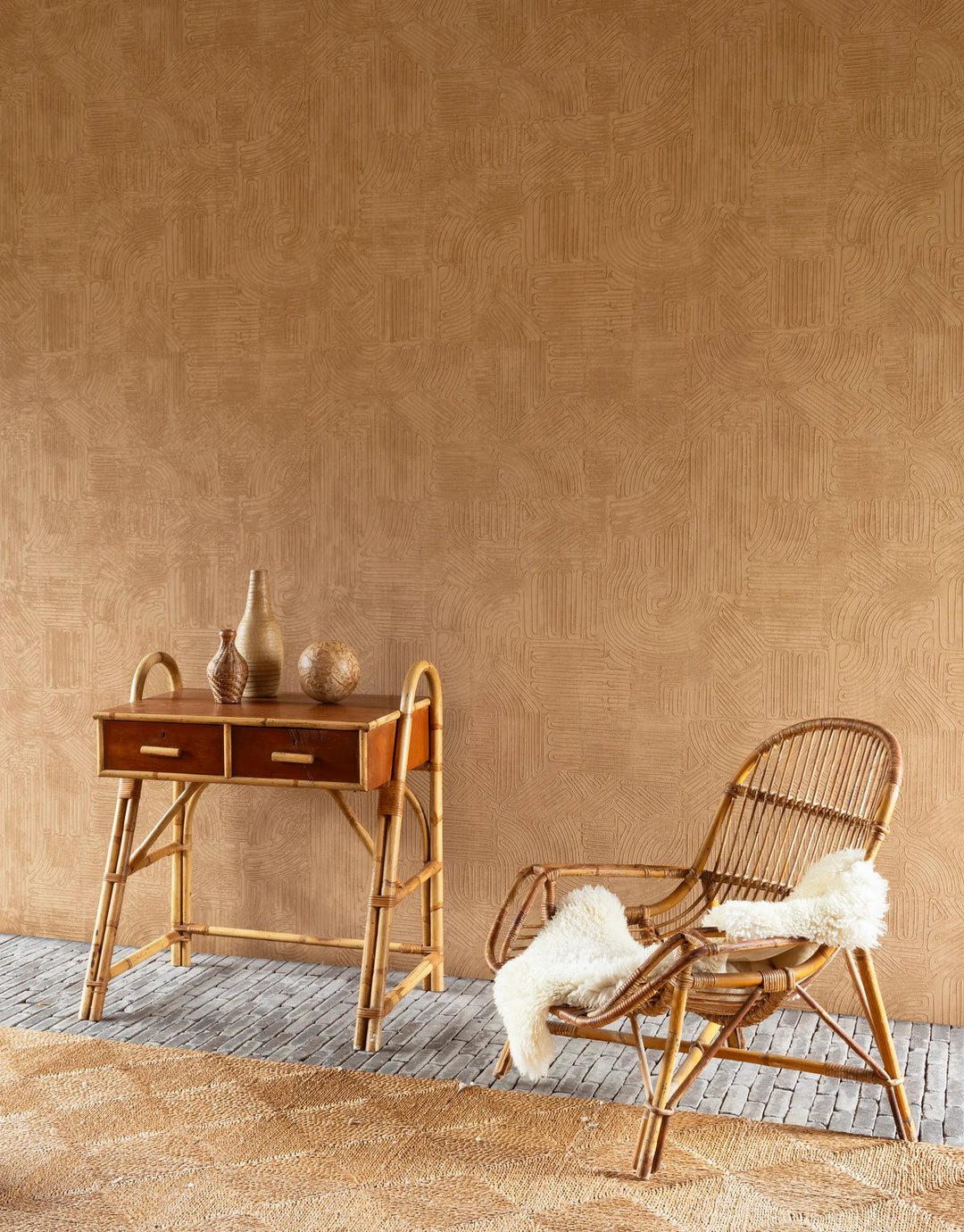 Tapete Jakarta Terrakotta