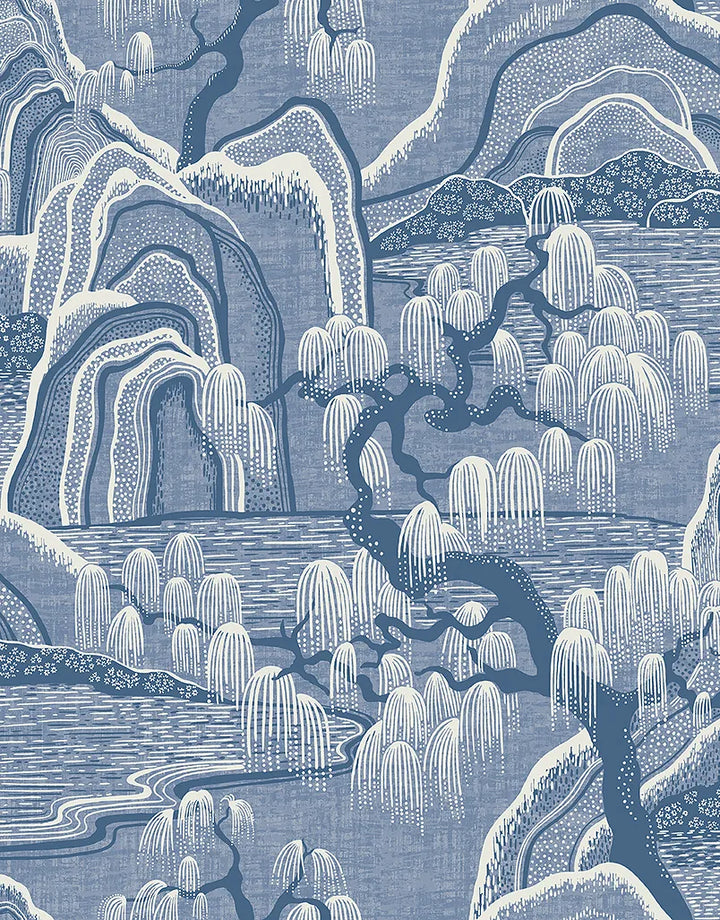 Tapete Guilin Blau