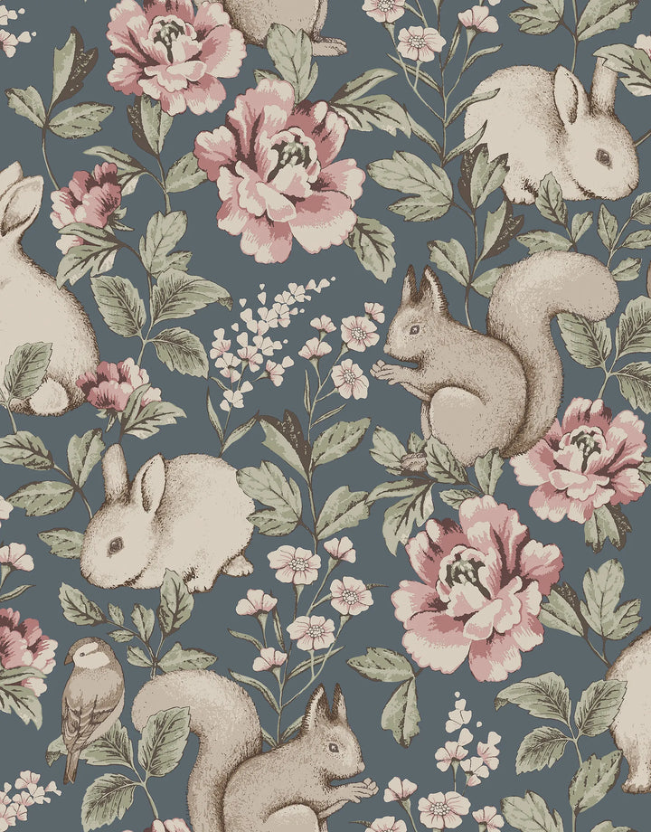 Tapete Everleigh Blau