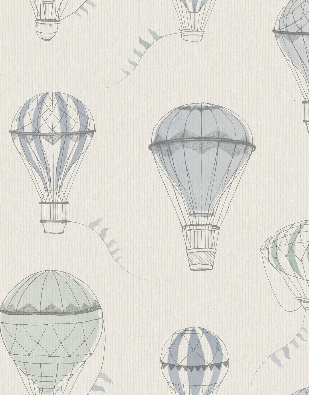 Tapete Balloon Blau