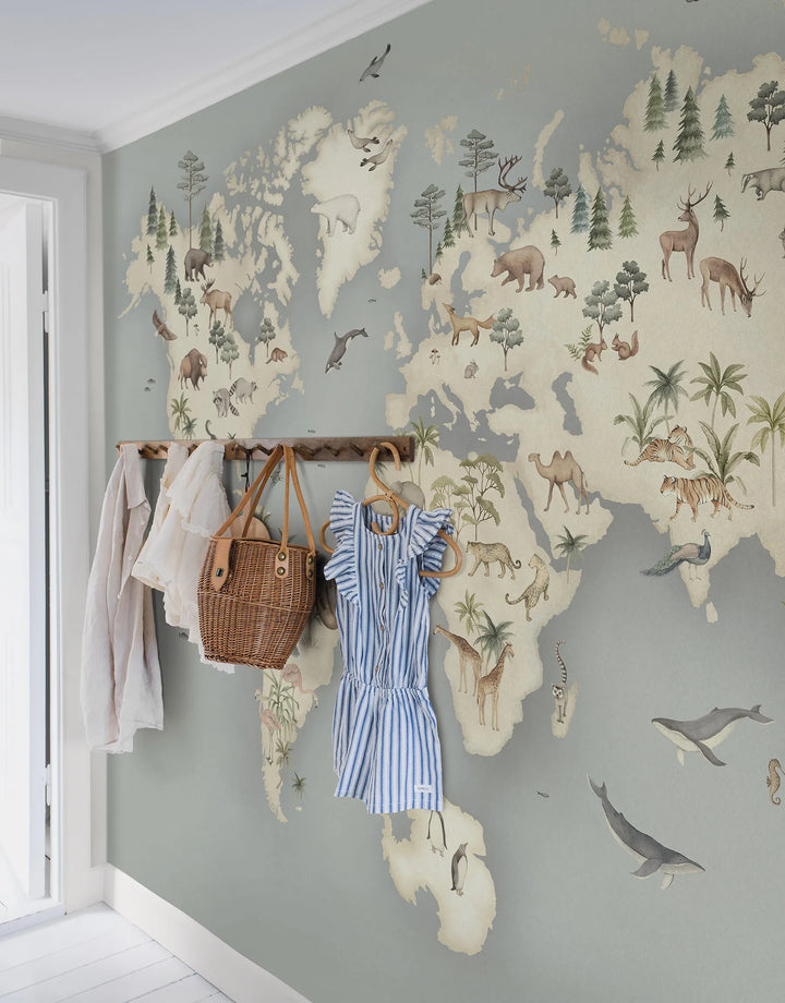 Wandbild Adventure Blau