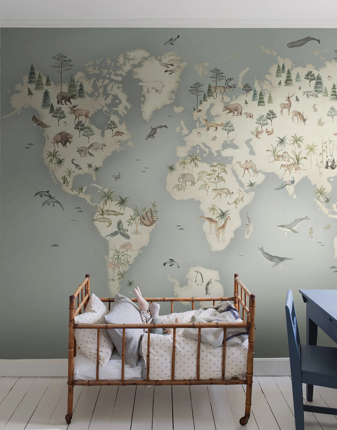 Wandbild Adventure Blau