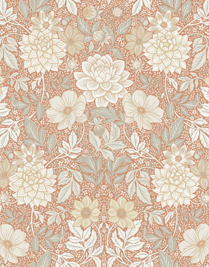 Tapete Dahlia Orange