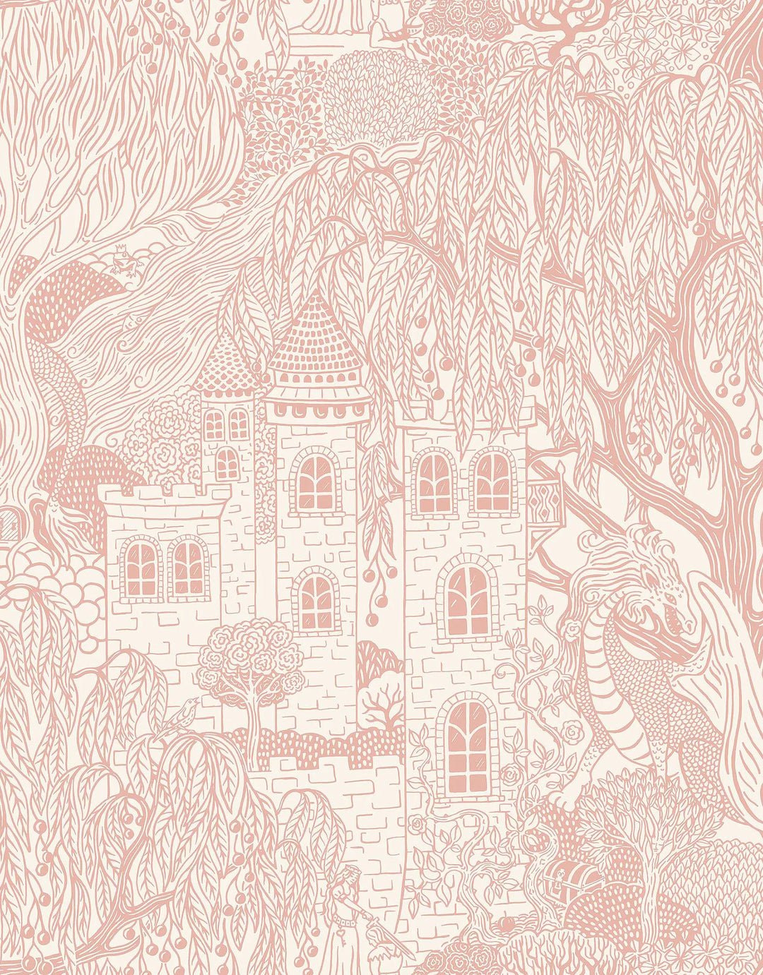 Tapete Willow Rosa