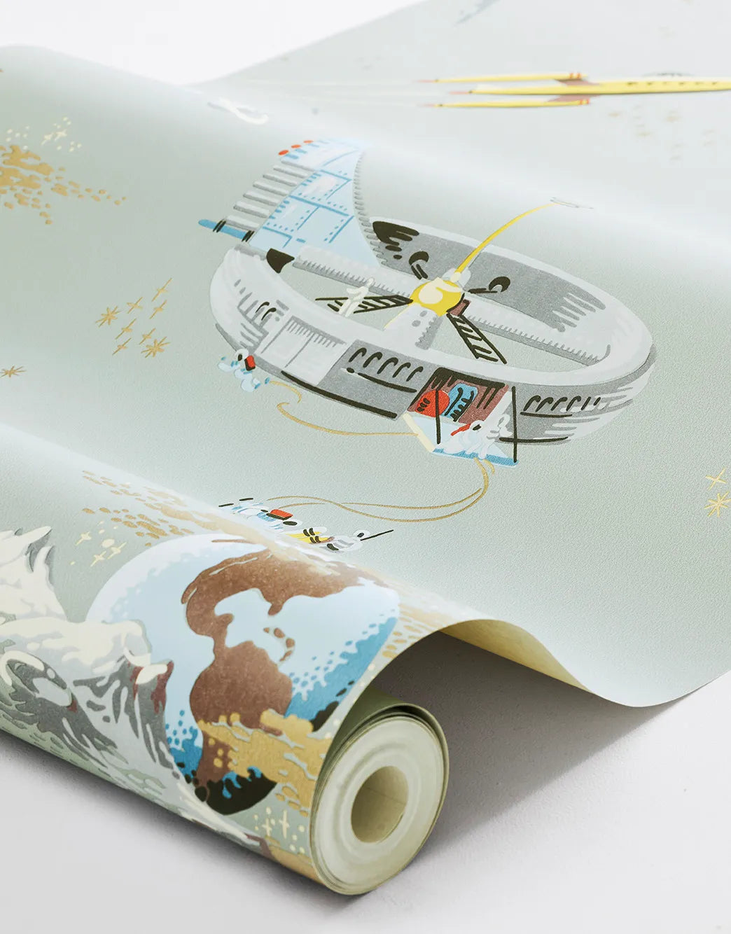 Tapete Spaceship Mint