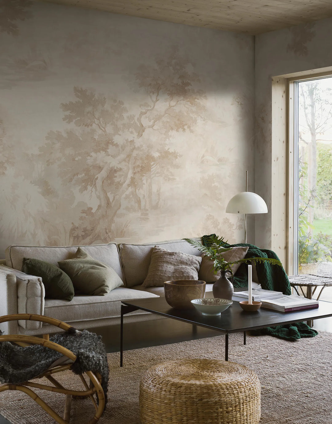 Wandbild Arkiv Beige