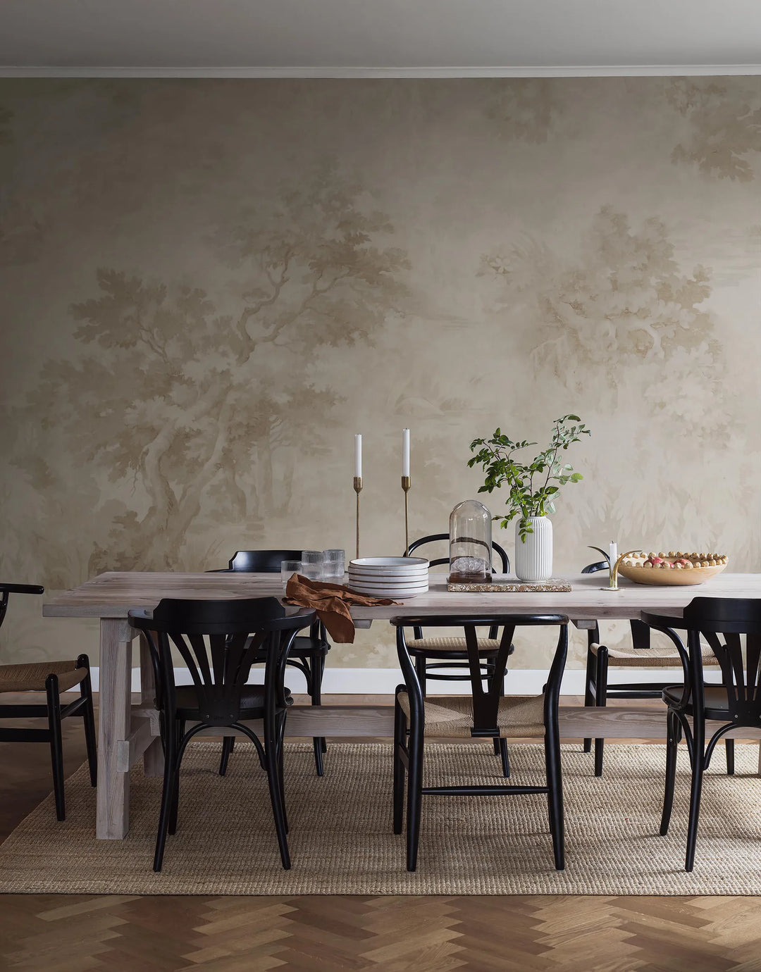 Wandbild Arkiv Beige