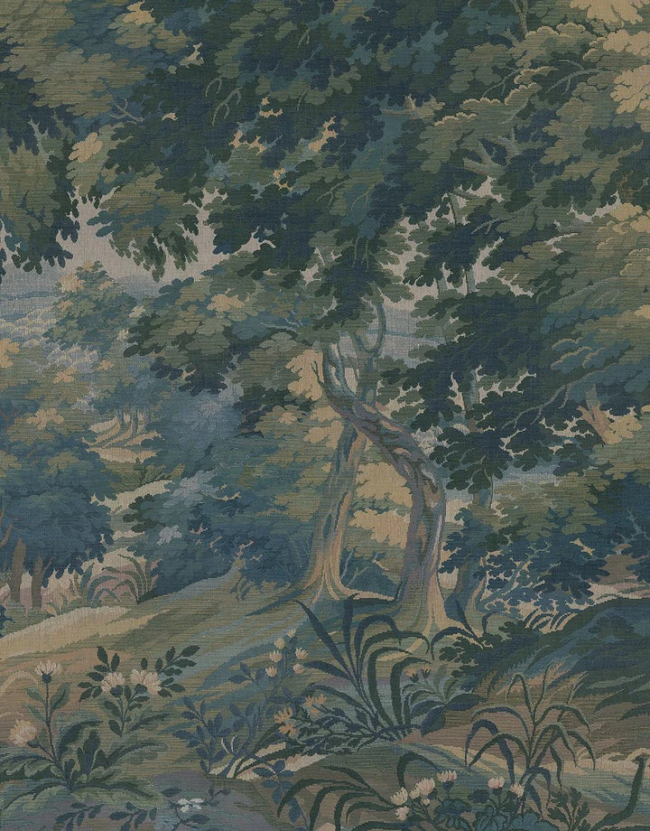 Wandbild Poesie Blau