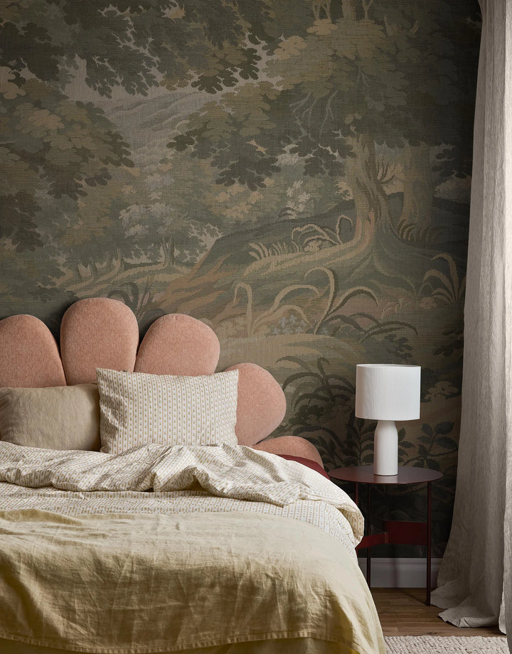 Wandbild Poesie Grün