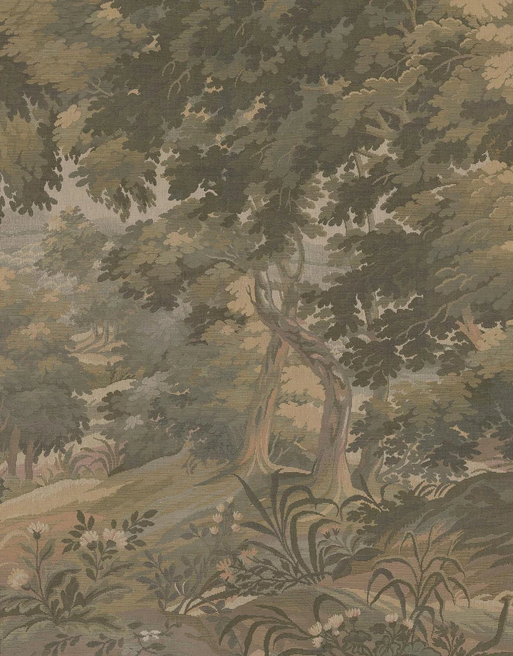 Wandbild Poesie Grün