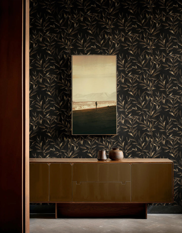 Tapete Olive Anthrazit