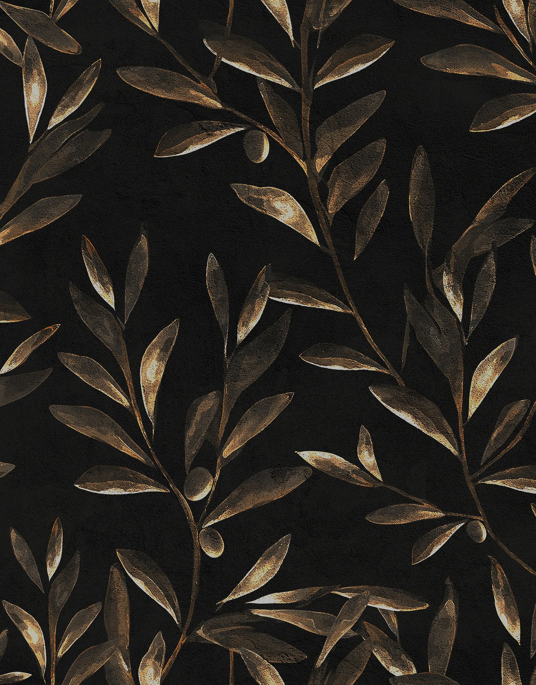 Tapete Olive Anthrazit