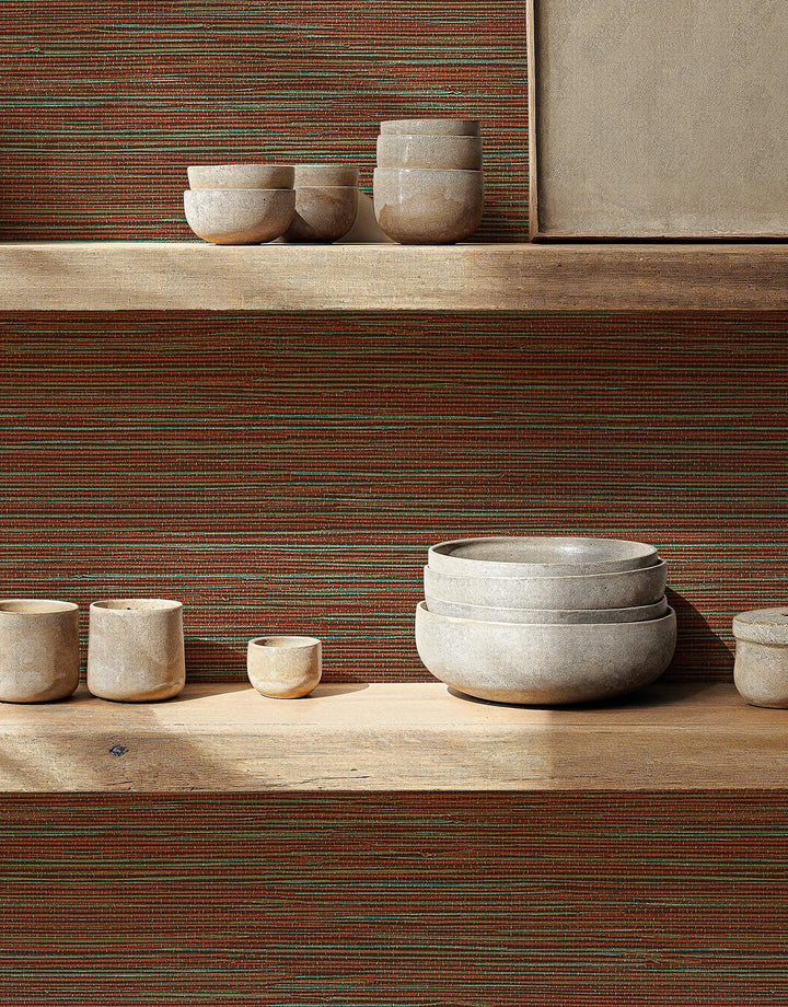 Tapete Rattan Rot