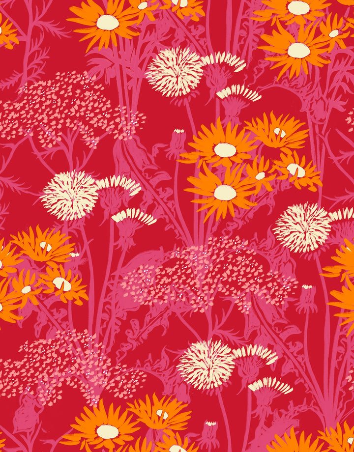 Tapete Meadow Pink