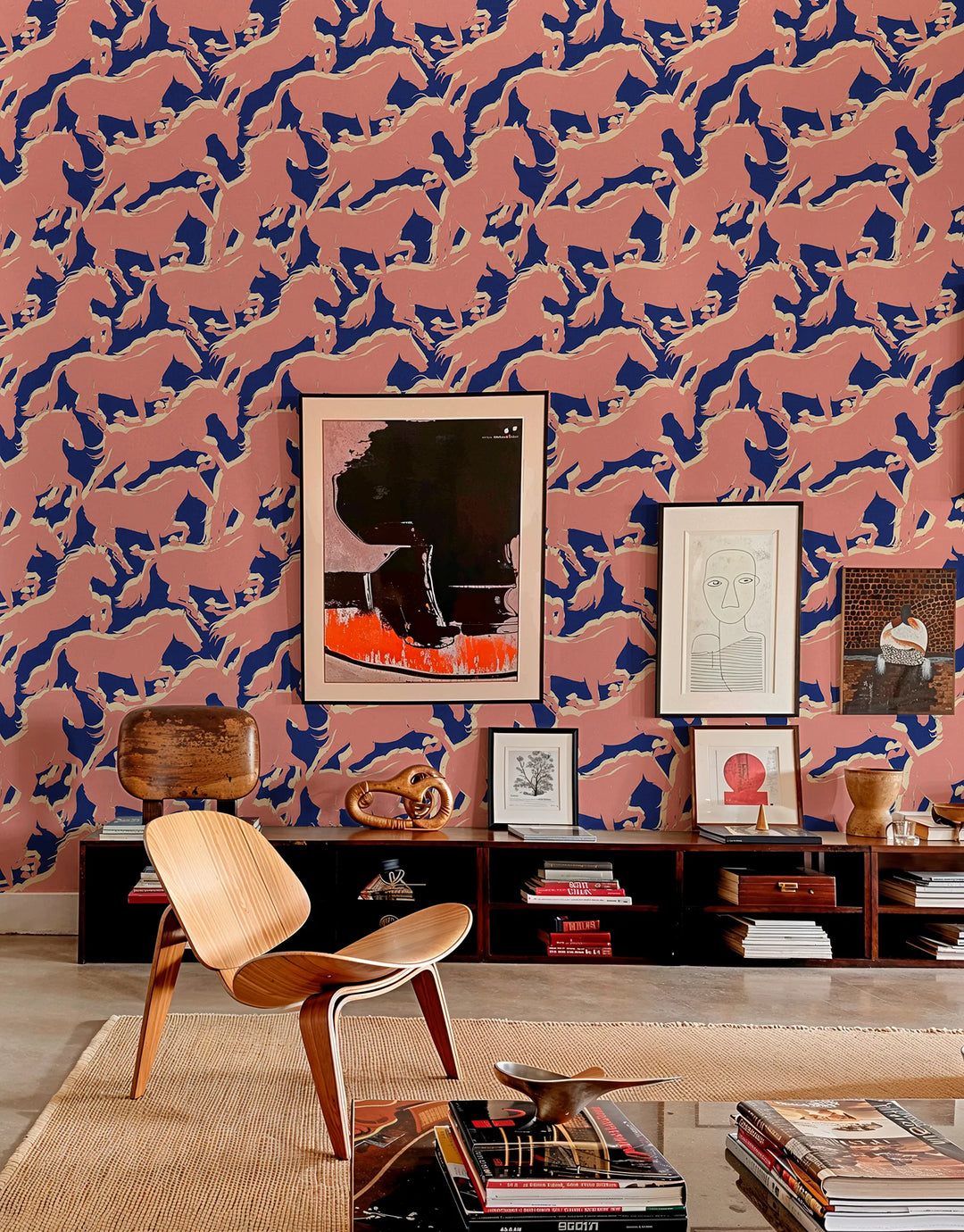 Tapete Galopp Rosa