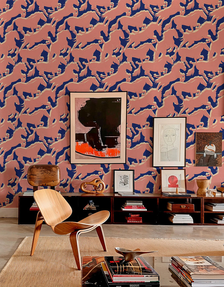 Tapete Galopp Rosa