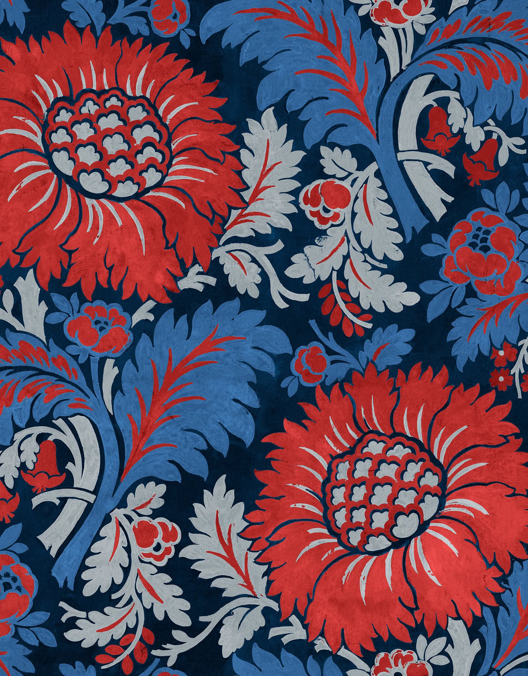 Tapete Damask Rot