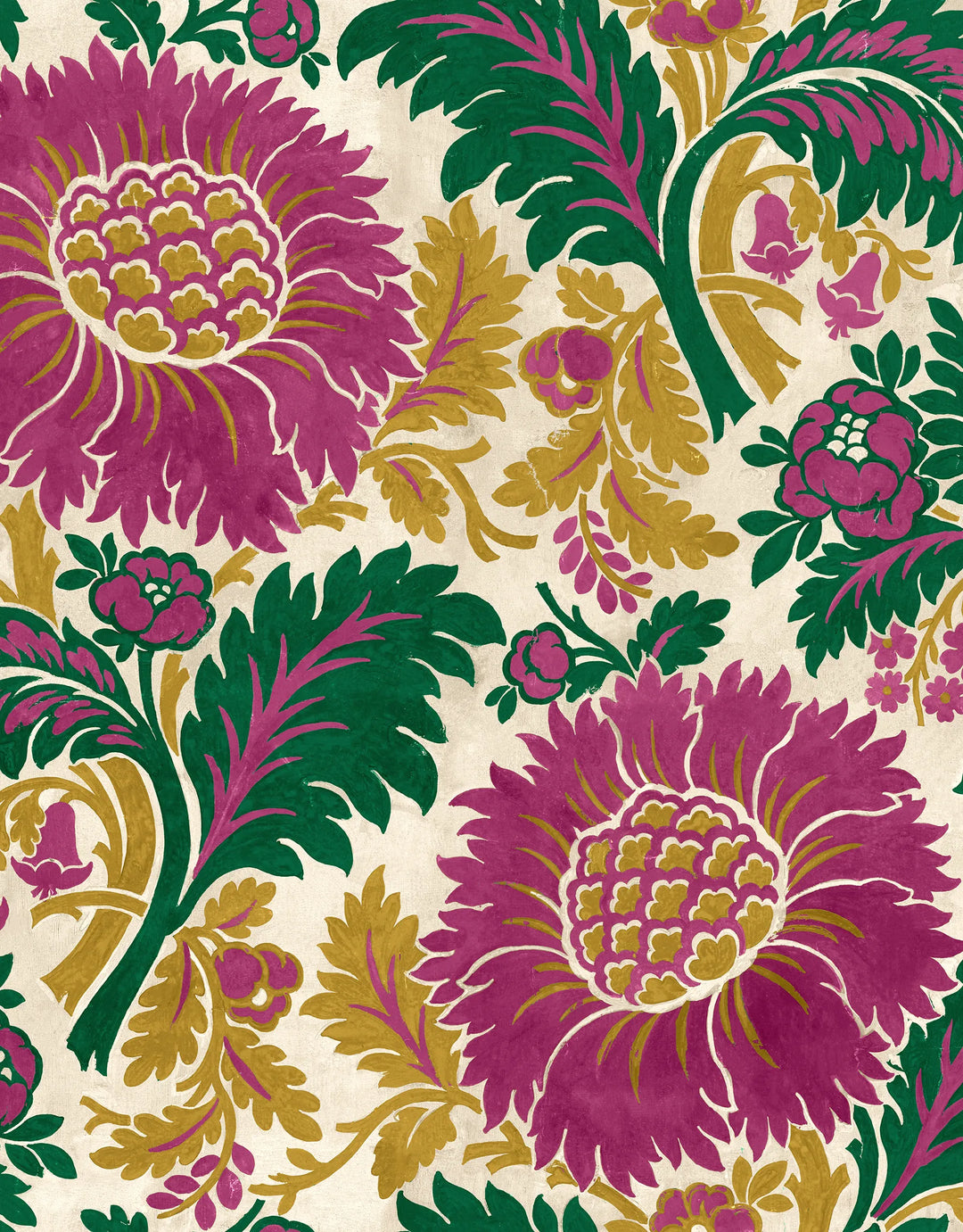 Tapete Damask Pink