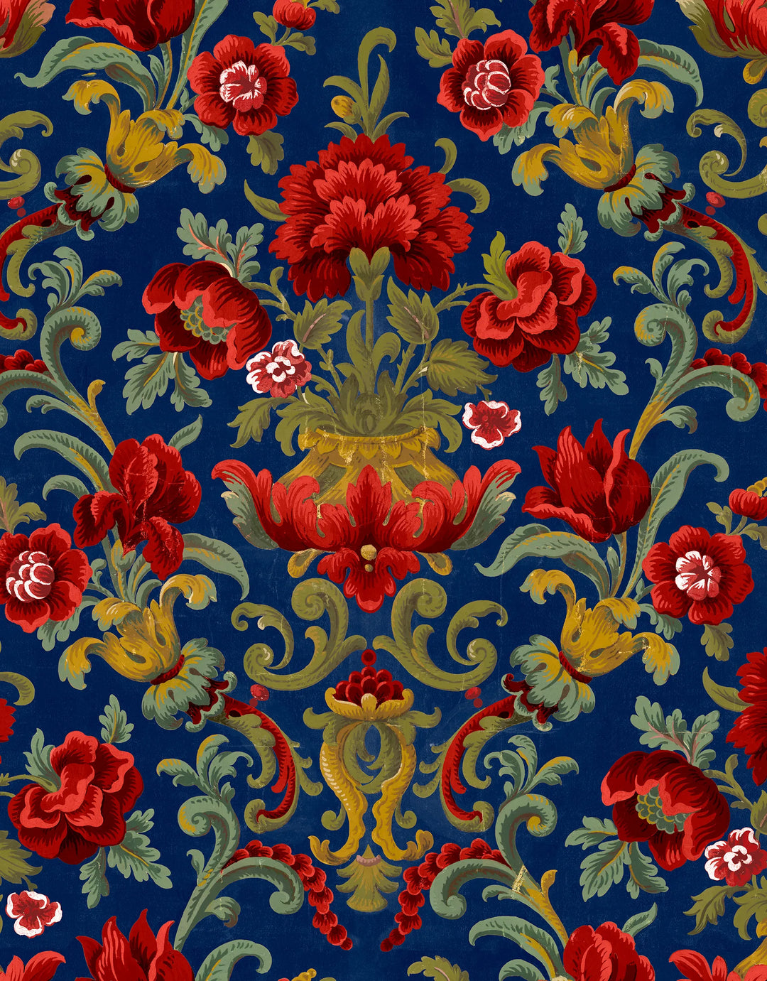 Tapete Aranjuez Rot