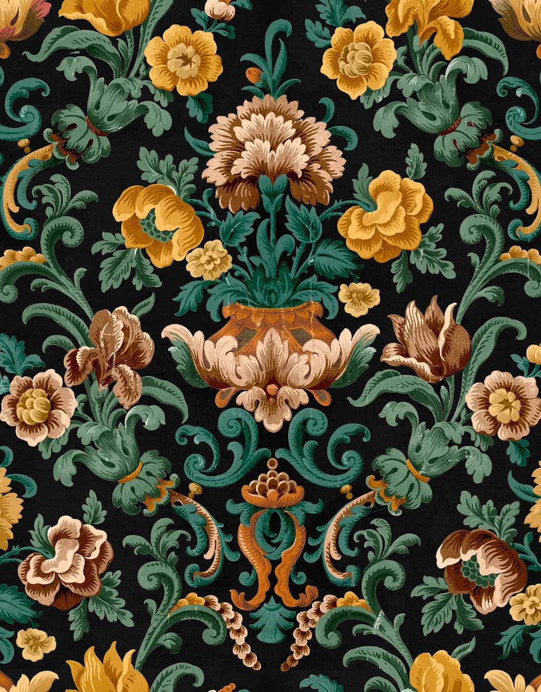 Tapete Aranjuez Schwarz
