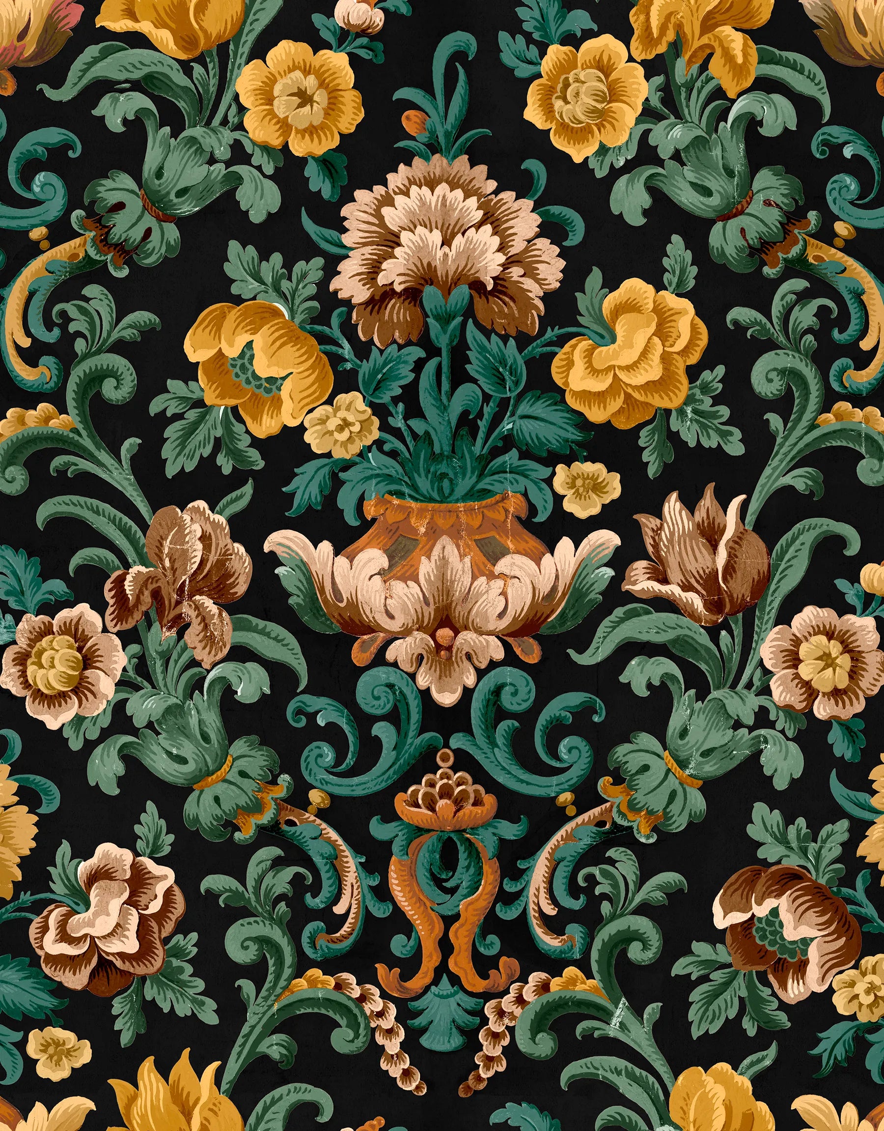 Artikelbild florale Damaskustapete von Coordonné