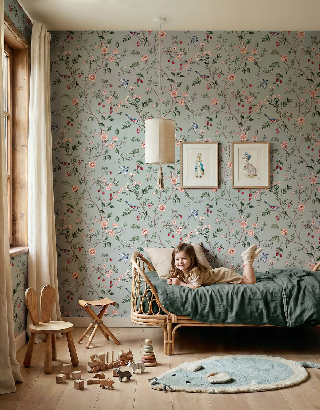 Tapete Serena Blau