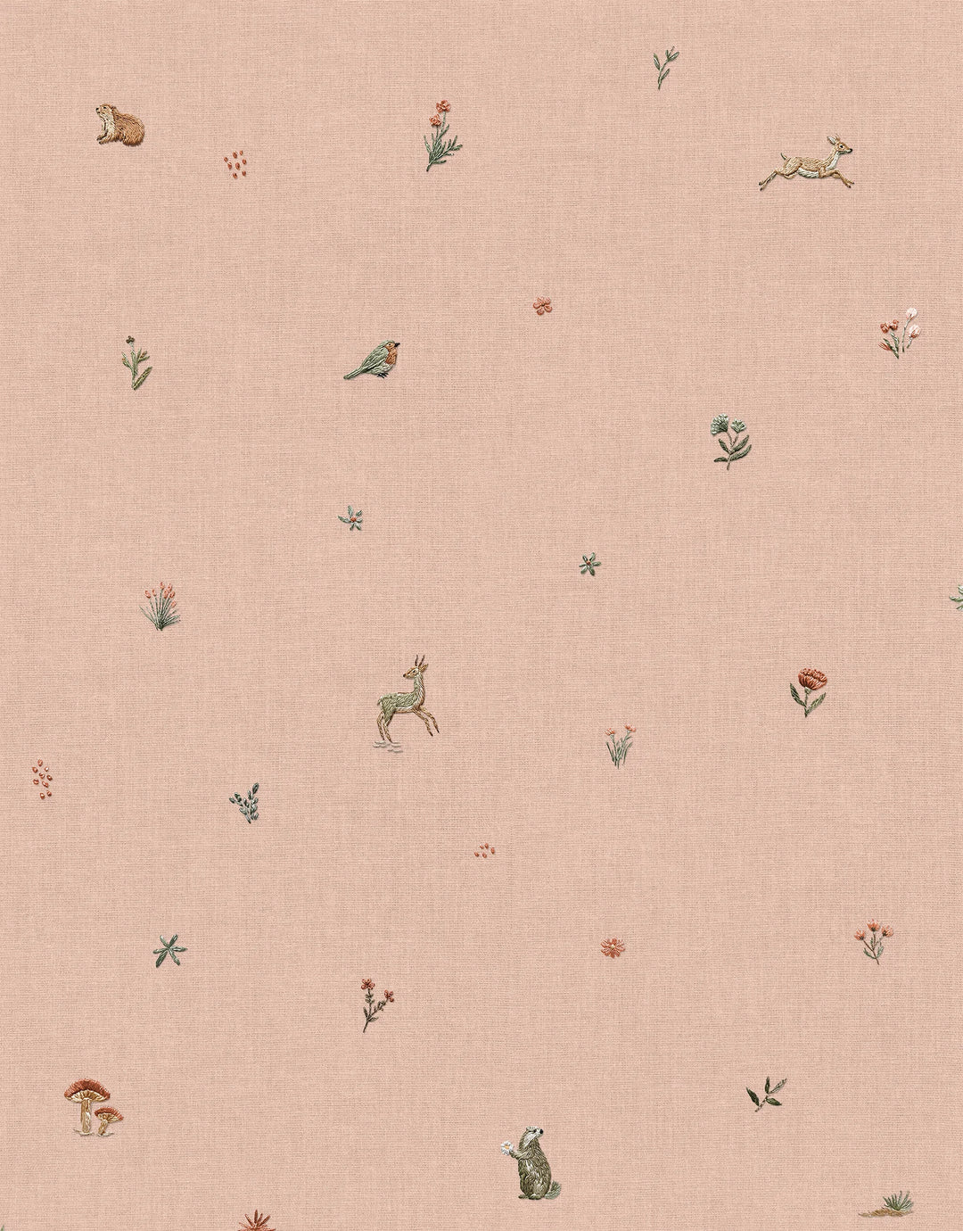 Tapete Bambis Rosa