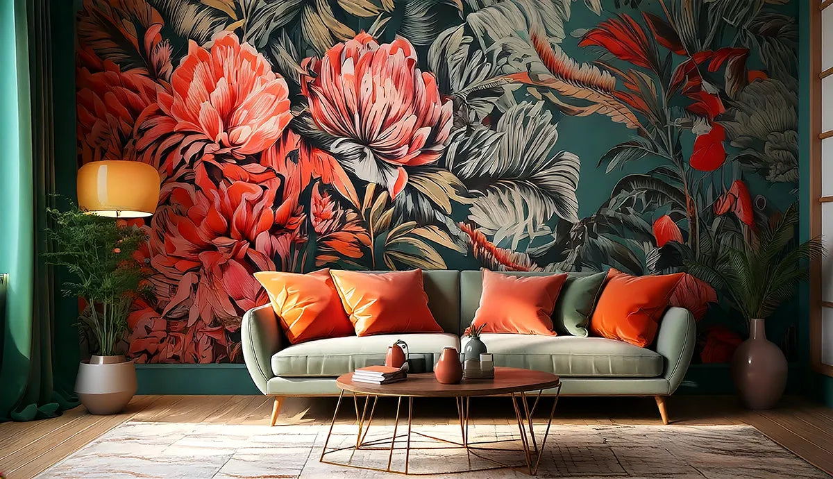 Blumen Wandbild floral für das Wohnzimmer im Großformat