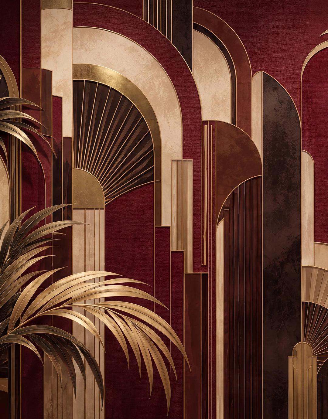 Maison Rouge in Bordeaux und Gold