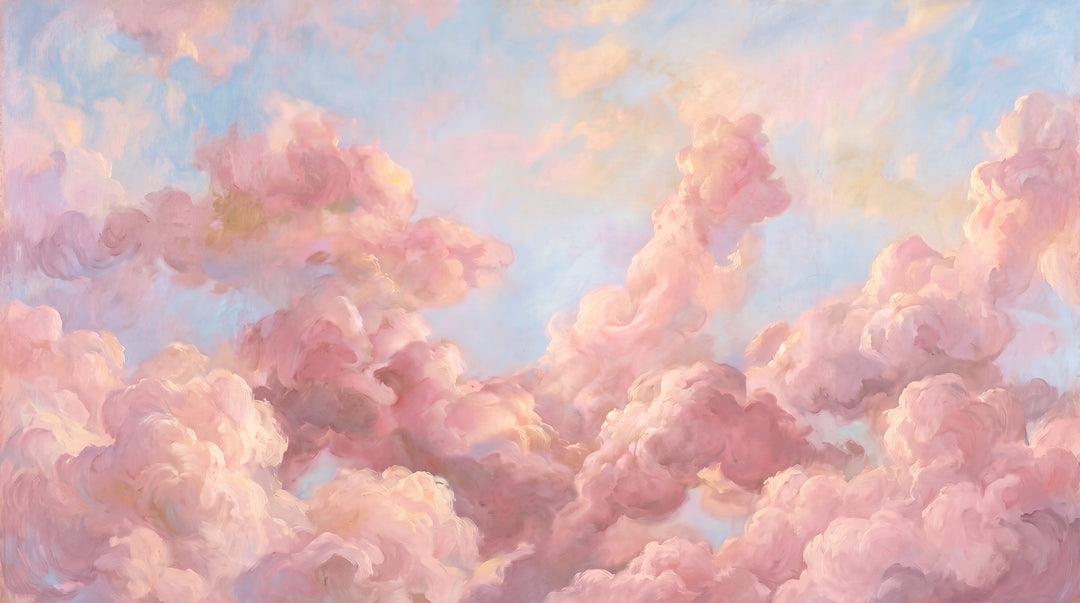Wandbild Cielo Rosé