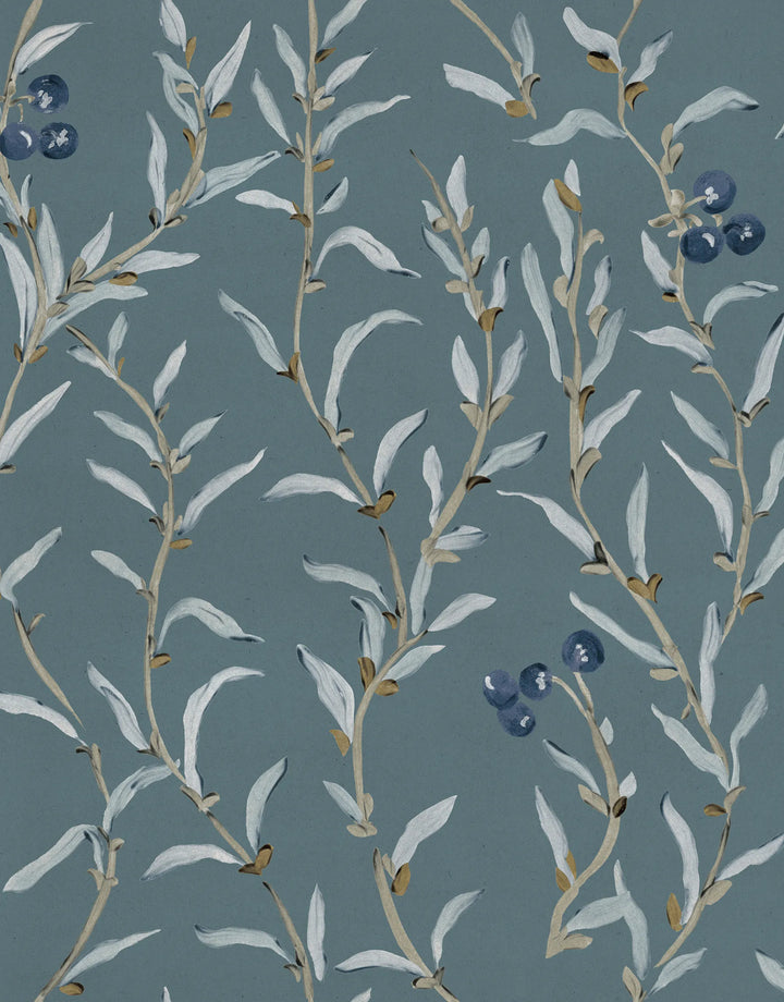 Tapete Thorn Blau