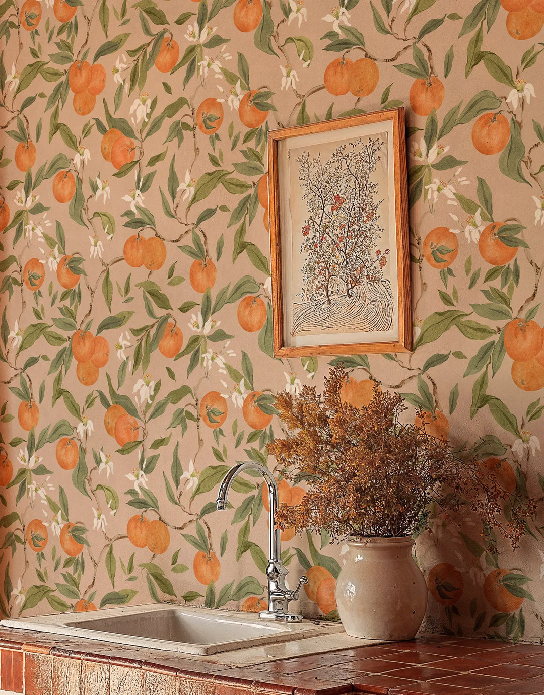 Tapete Naranja Beige