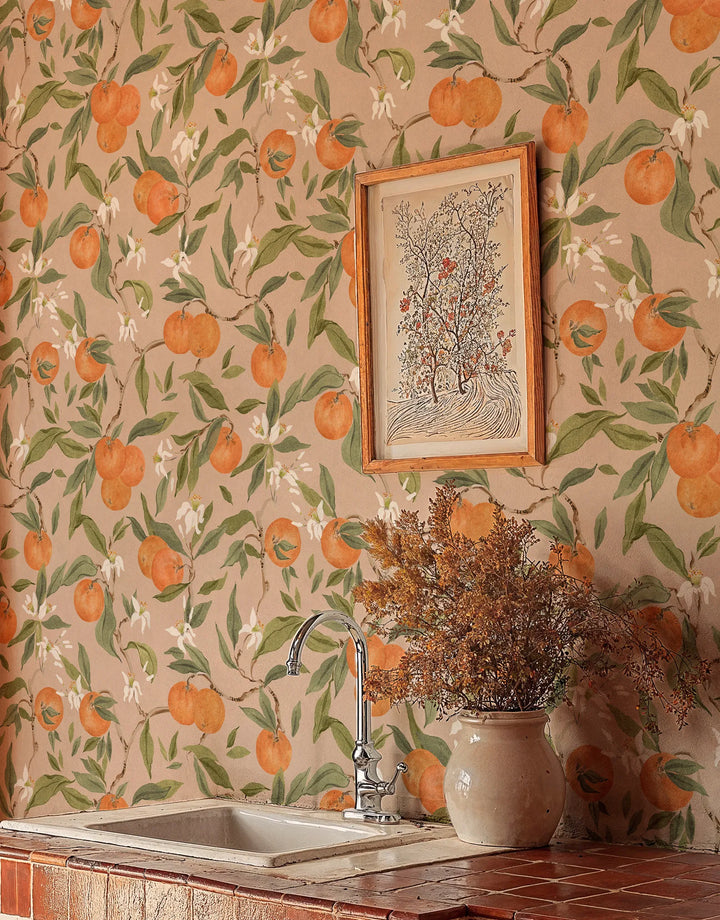 Tapete Naranja Beige