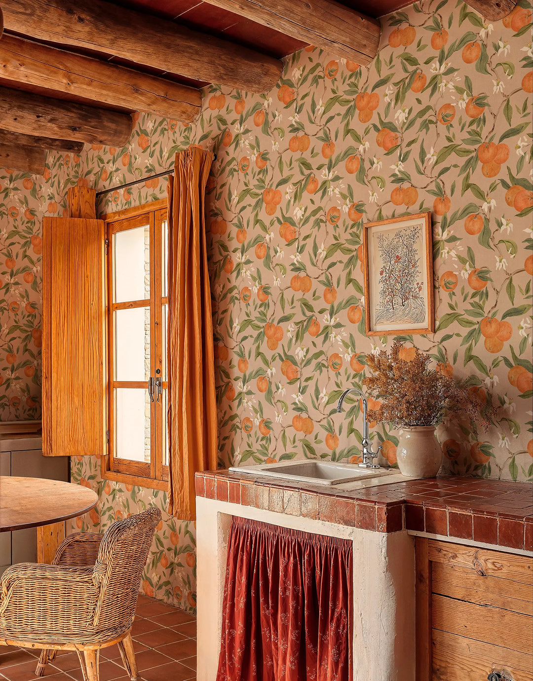 Tapete Naranja Beige