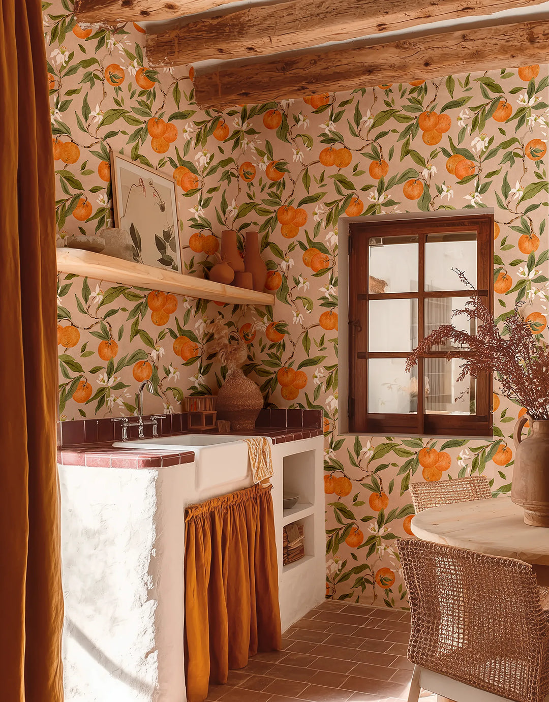 Tapete Naranja Beige