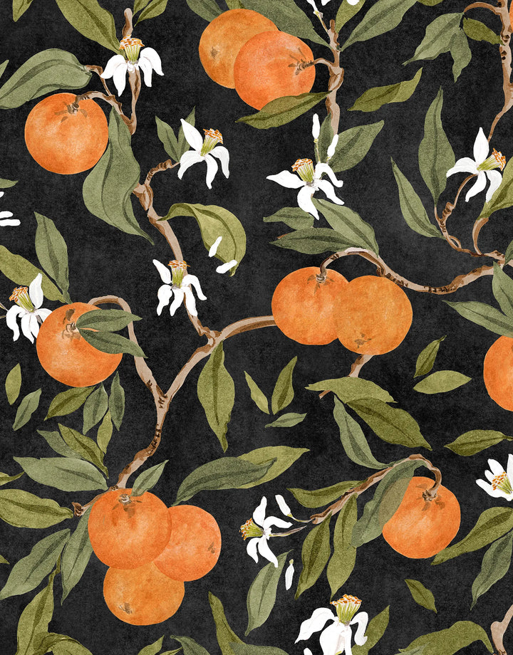 Tapete Naranja Schwarz